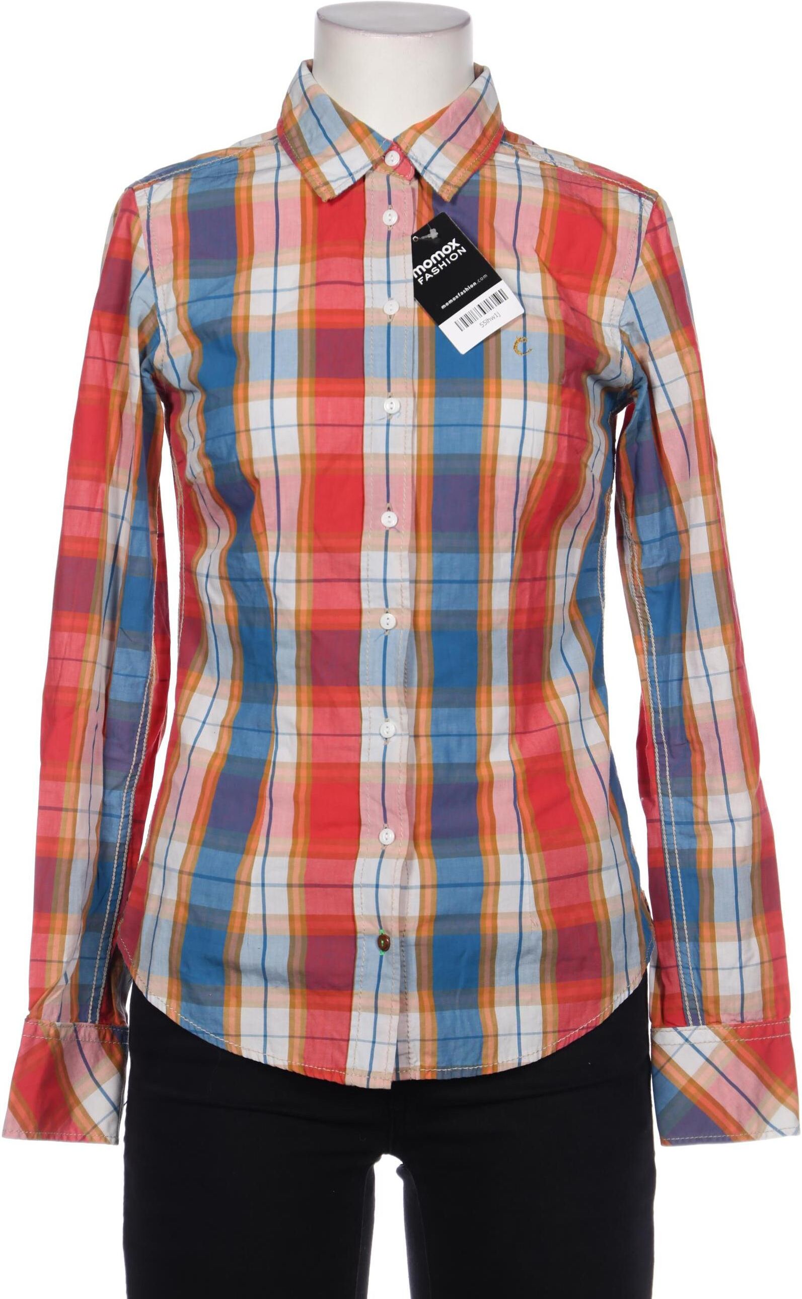 Marc O' Polo Campus by Marc O Polo Damen Bluse, Mehrfarbig, Gr. XS, Baumwolle - Second Hand