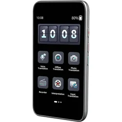 Avizar 142 Sprachen online / 20 Sprachen offline (16 GB), Diktiergerät, Schwarz