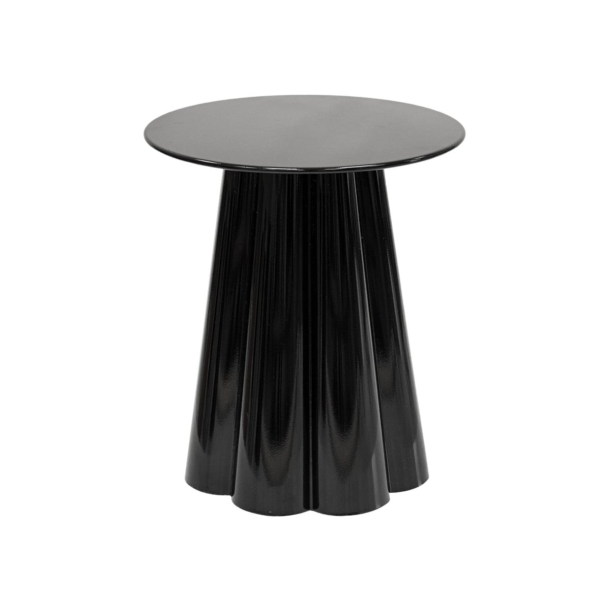 Kick Collection Ida bijzettafel - Zwart - B: 43 cm, D: 49,5 cm, H: 43 cm