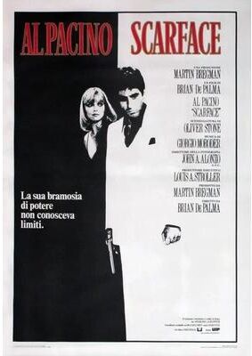 Uplift Essentials Al Pacino Scarface Gangster Poster Iconic Movie Art Canvas Painting & Wall Picture For Living Room Decor style 3 7.9 X 11.8 In