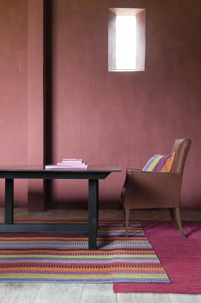 Ligne Pure Enjoy Vloerkleed - Handgeweven Wol - Modern - Multi Oranje Roze - 200 x 300 cm