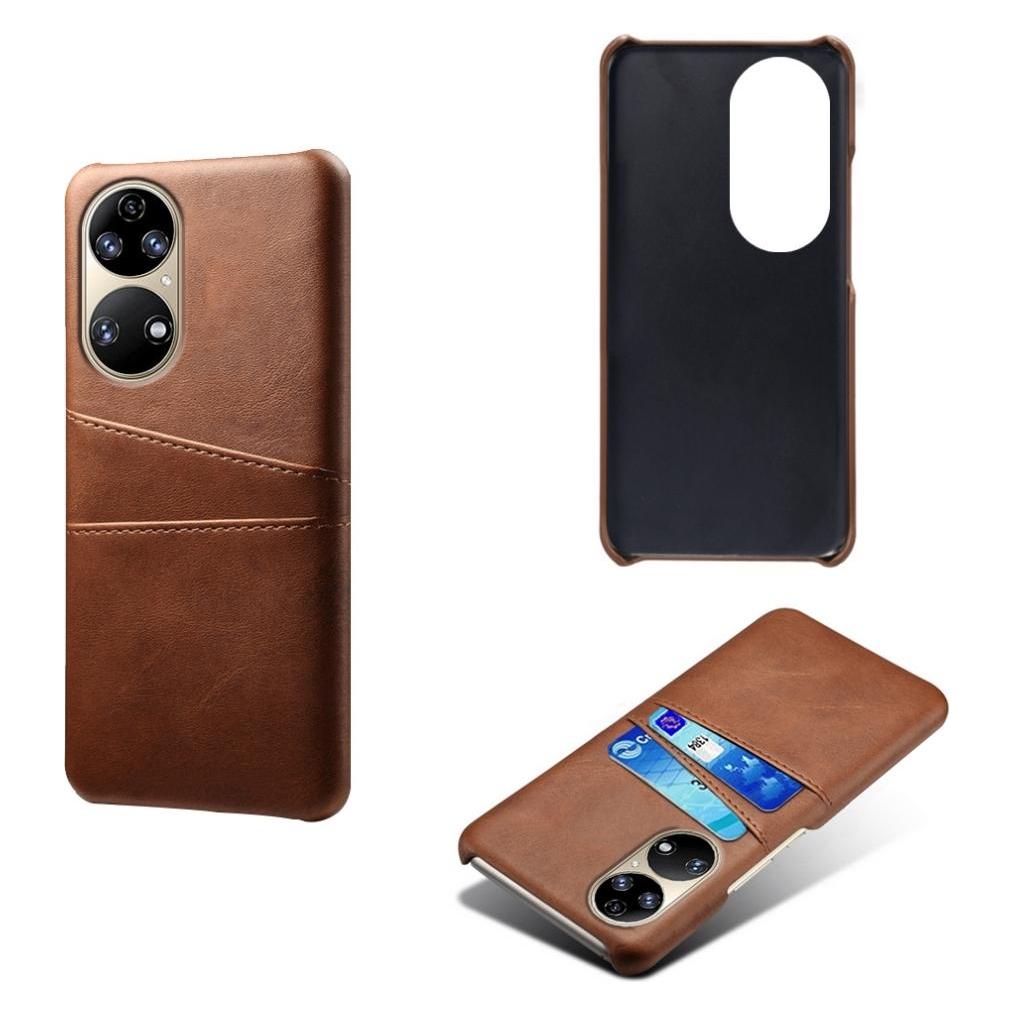 Screenguard Huawei P50 CardCaddy Leder Backcase mit Kartenfächern (Huawei P50) (00029054)