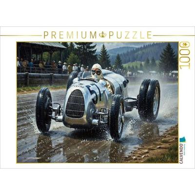 CALVENDO Puzzle Auto Union und Hans Stuck | 1000 Teile Lege-Größe 64 × 48 cm Foto-Puzzle für glückliche Stunden