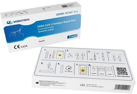 Dispositivi Anti-Covid Test Antigenico Wizbiot Autod 1p