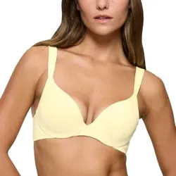 Triumph BH Body Make-Up Illusion T-Shirt Bra Hellgelb C 80 Damen