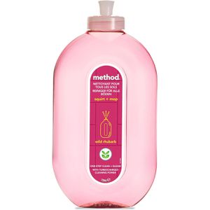 Method Unterhaltsreiniger Bodenreiniger, Rhabarber, gebrauchsfertig, für alle Hartböden, 739 ml