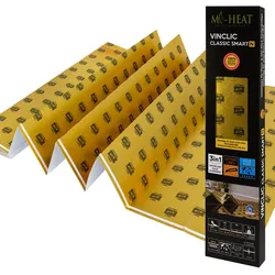 Mi-Heat Heizfilm Unterlage Dämmung mit Dampfsperre und Antirutsch-Oberfläche 530 x 118 x 0,15 cm