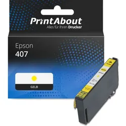 Druckerpatrone kompatibel mit Epson 407 (C13T07U440) - Gelb