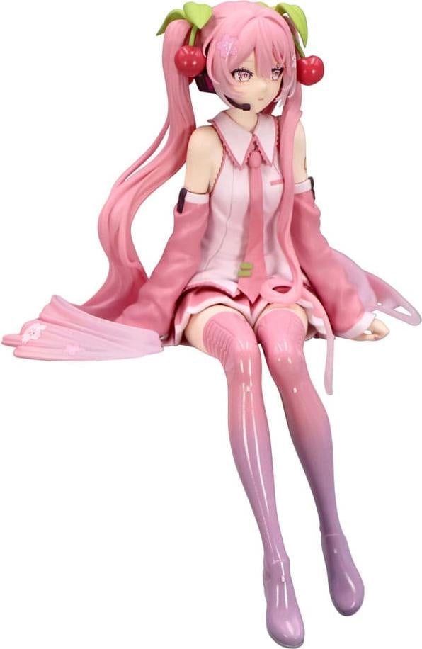 FuRyu Hatsune Miku Sakura Miku 2026 Noodle Stopper PVC-beeldje, 14 cm