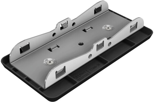 SL Rack Plaque de base 100 x 200 mm PVC 22300-20 (22300-20)