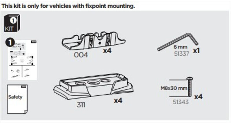 France Attelage Kit Thule 5343