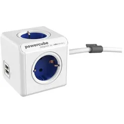 POWERCUBE – Erweiterung 1,5 grauer Multistecker + 2 Lasten. USB