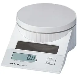 MAUL Solar-Briefwaage »tronic S« bis 5 kg weiß, 19.6x6.5x13 cm