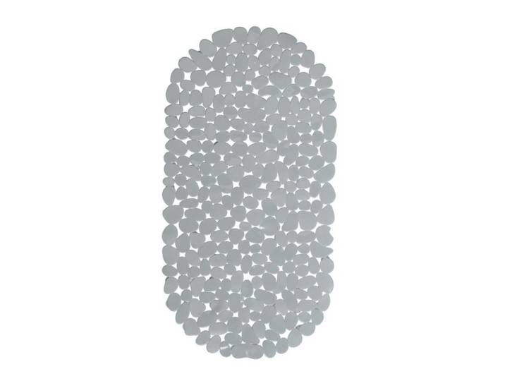 Relaxdays 10 x Badewanneneinlage Steinoptik grau