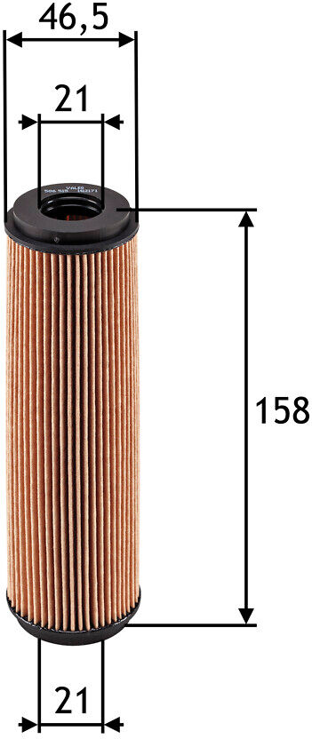 Valeo Ölfilter 586515 Filtereinsatz 154mm Für Mercedes