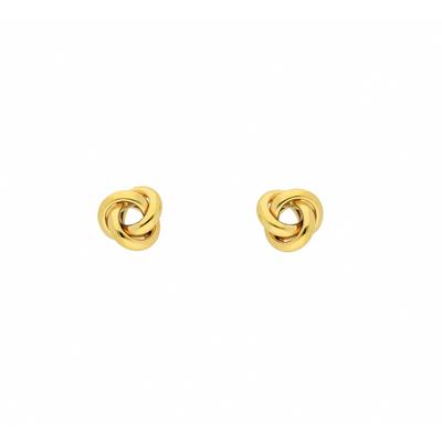 Paar Ohrhänger ADELIA´S "Knoten Ohrstecker Ohrringe 333 Gold ( 8K )", gold, Ohrringe, Damen, Damen, Gold, Goldohrringe Knoten