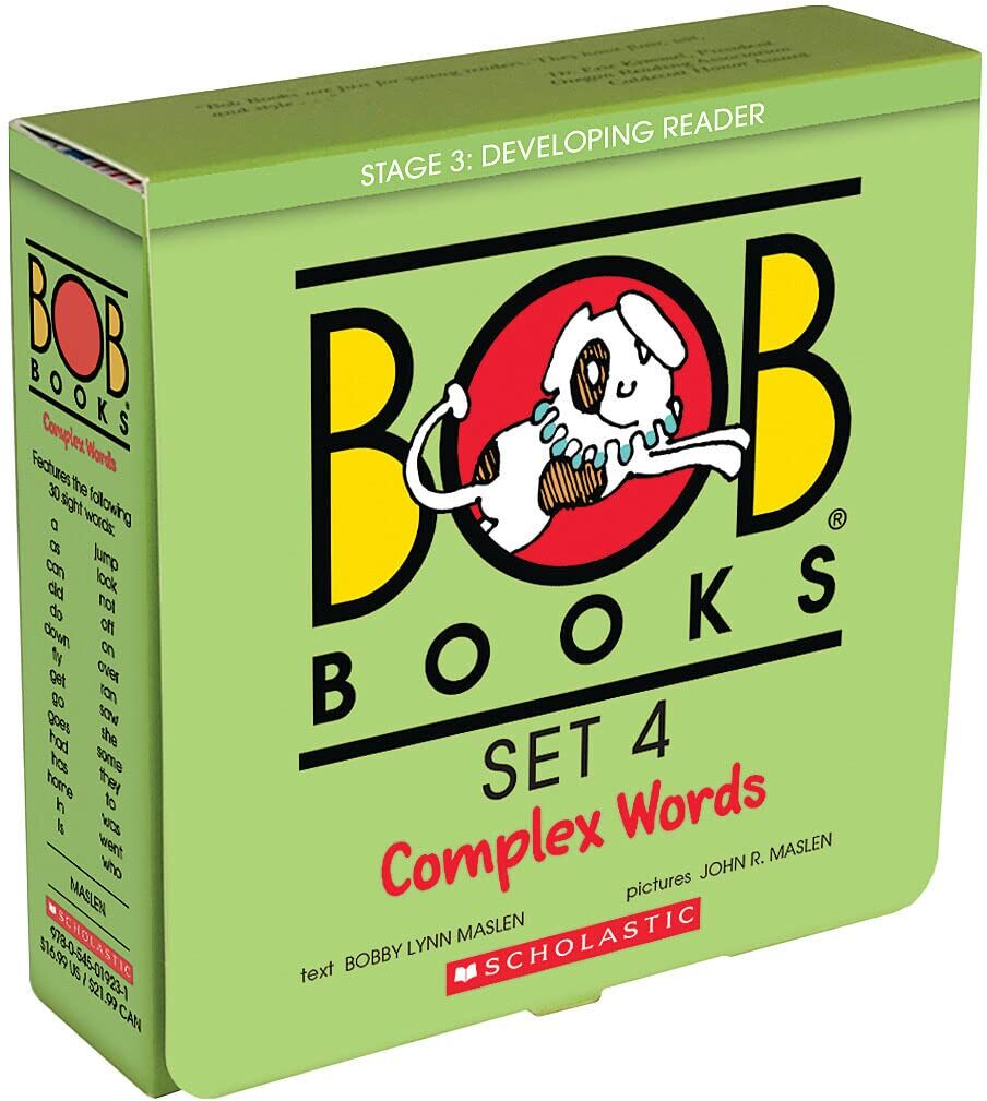 Scholastic Bob Books Set 4: Complex Words Box Set - 8 Books collection