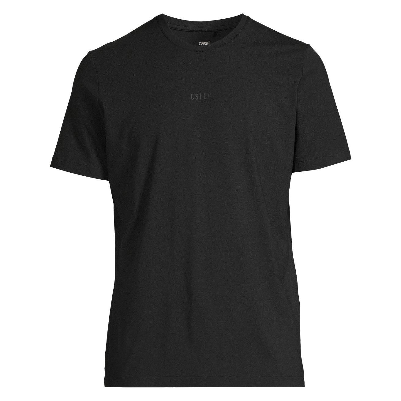 Casall Herren-T-Shirt, Grösse M, Baumwollmischung, Farbe Schwarz (M) (71804344)