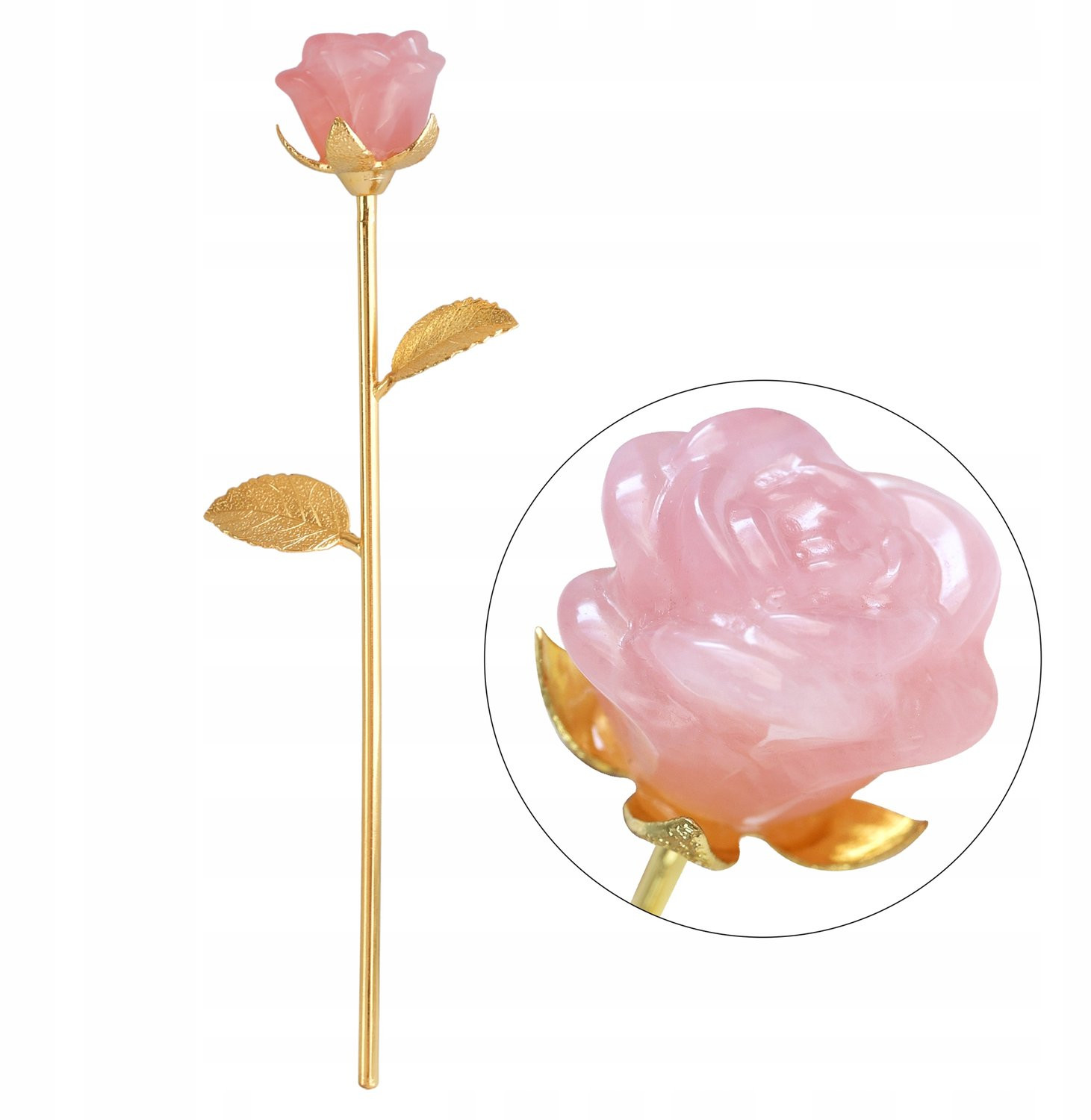 Luxe Rozenkwarts Rozen Decoratie voor op tafel