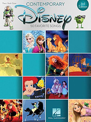 Hal Leonard Corp - Contemporary Disney: 3rd Edition: Songbook für Klavier, Gesang, Gitarre (Piano-vocal-guitar) - Preis vom 14.10.2026 23:07:16 h