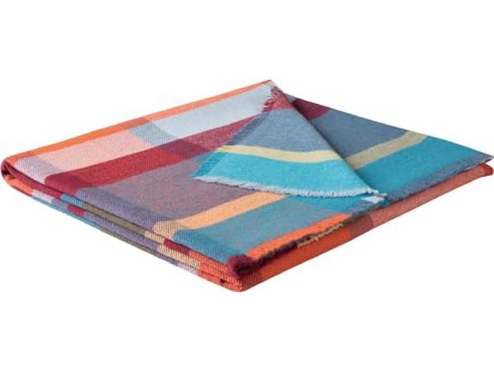 biederlack Plaid Colourist Baumwollmischung bunt Größe 130x170 cm