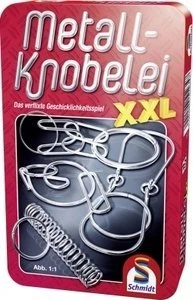 Schmidt MBS Metall Knobelei XXL in Metalldose Geschicklichkeitsspiel