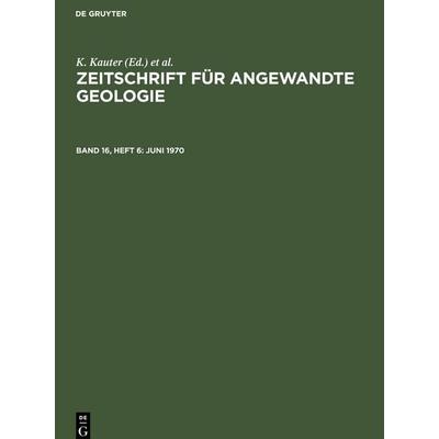 Juni 1970, Gebundene Ausgabe von , De Gruyter Oldenbourg, 978-3-11-256051-8