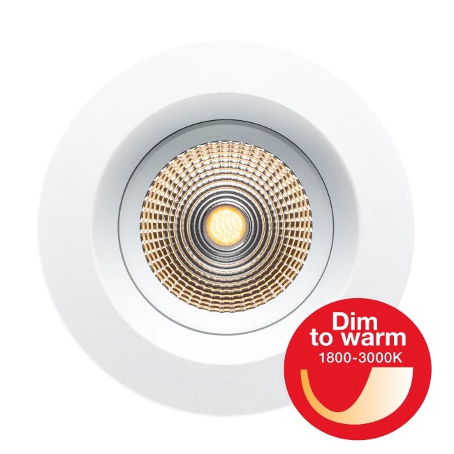 SLC LED-Einbaustrahler ONE SOFT weiß (mit Dim-To-Warm) SLC1143 7070938062169