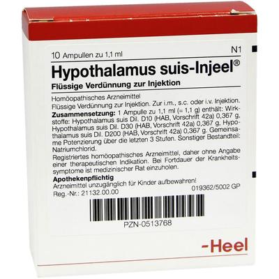 Hypothalamus suis Injeel Ampullen 10 St
