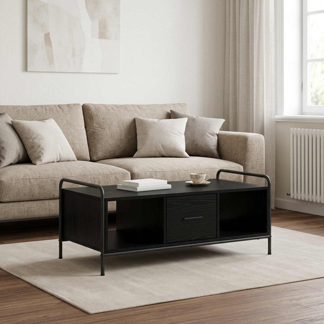 Rio Coffee Table Black Oak/Black Oak/Black Oak 41cm H X 99.5cm W X 49cm D
