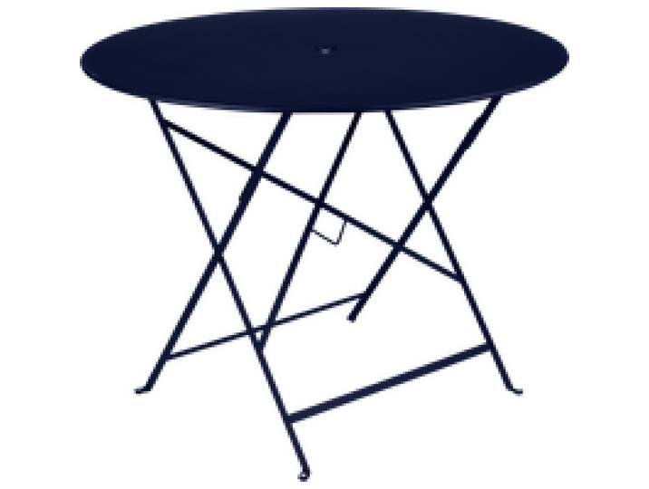 Table Ronde Pliante Ø96 cm Bistro en Acier