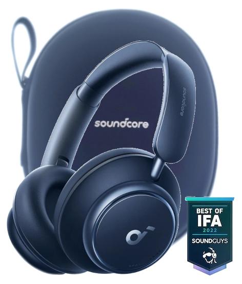 Kabellose Kopfhörer Soundcore Q45 Blue, 50H ANC, LDAC, KI-Mikrofone Space Q45