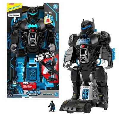 Imaginext DC Super Friends Bat-Bot, Batman Spielzeug (transformierend)