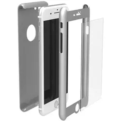 Krusell Arvika 360° Cover iPhone 7 / 8 Silber (Apple iPhone 7, Apple iPhone 8), Smartphone Hülle, Silber