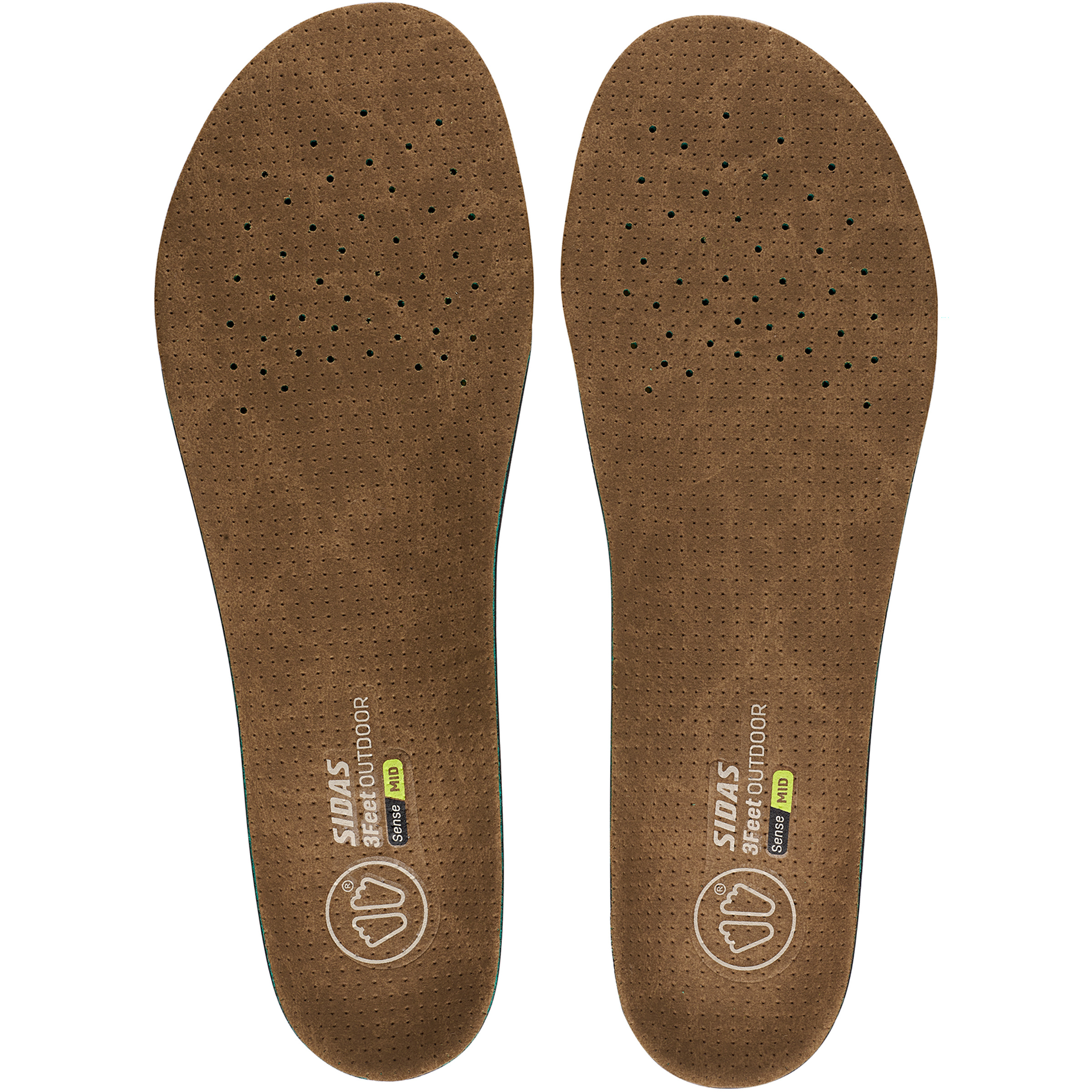 Sidas 3Feet Outdoor Sense Mid Einlegesohle Schuhzubehör braun Größe 44 Trekking