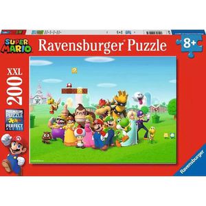 Ravensburger Puzzle 12993 Super Mario Abenteuer, 200 XXL-Teile, ab 8 Jahre