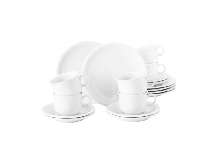 Seltmann Weiden Service à café Compact 18 pièces Blanc