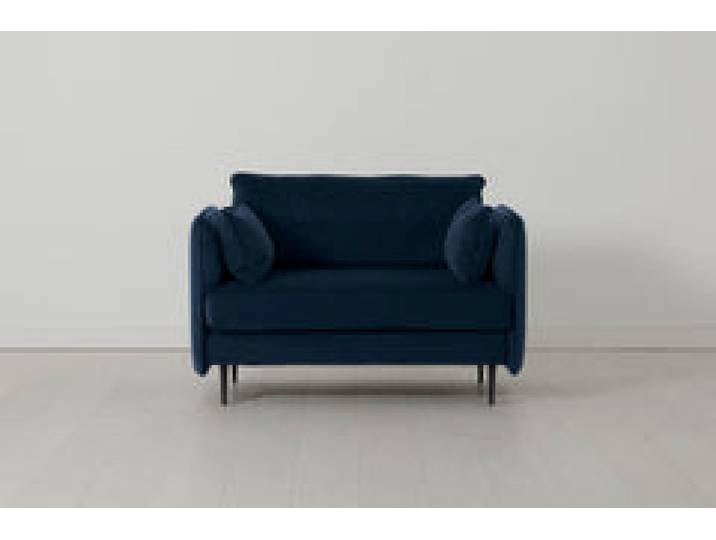 Model 19 Loveseat, Indigoblau