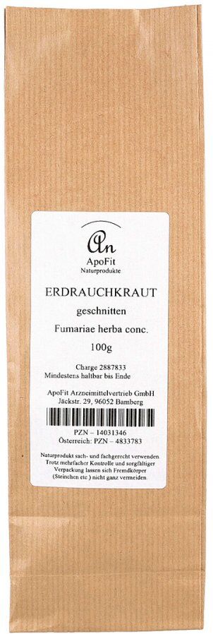 Erdrauchkraut geschnitten
