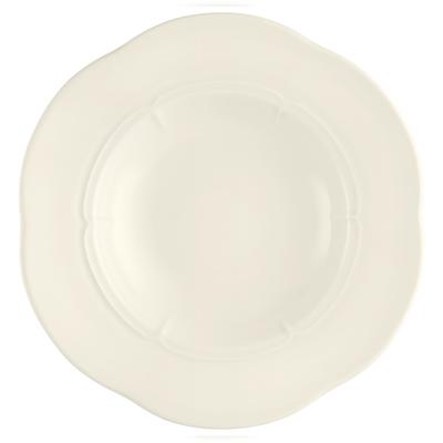 Seltmann Weiden Seltmann Set 6 Nudelgerichte 27 cm Versailles feiner Diamant Hotel Hartporzellan weiß ohne Dekoration