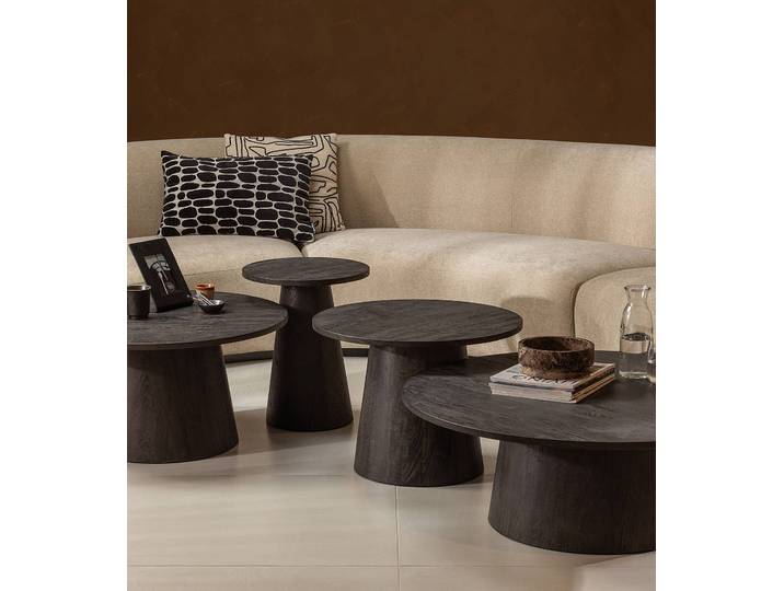 Couchtisch Dalaya Ø 60cm Braun