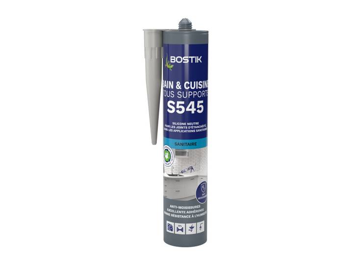 Bostik - Mastic S545 Bain Cuisine Tous Supports Gris Béton - 30615840