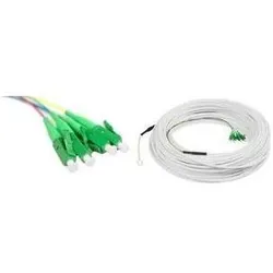 Digitus FTTH-Drop-Kabel, Singlemode, 4 Adern, LC/APC G.657.A2, 50m (50 m), Netzwerkkabel