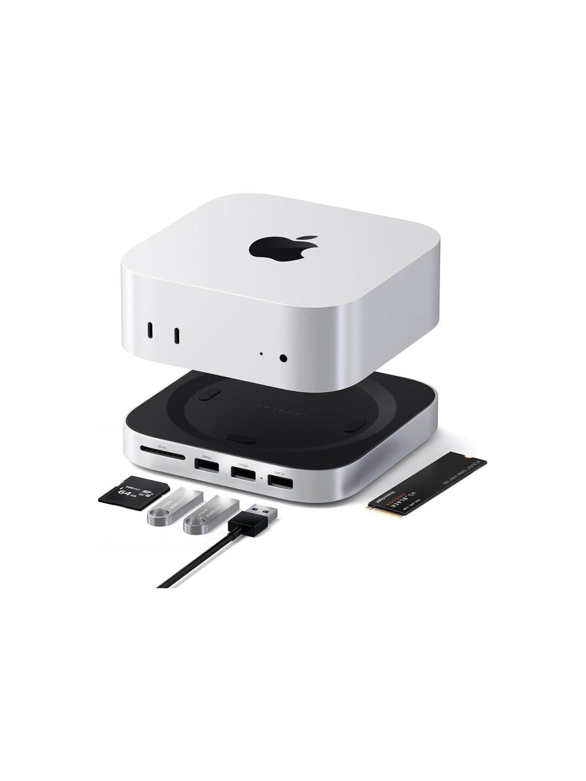 Satechi Mac Mini M4 Stand & Hub with SSD Enclosure