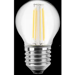 HWH LED Tropfenlampe G45, E27, 4.5W 2700K 470lm, Glas klar, dimmbar BLU-49085
