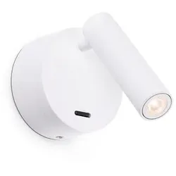 Faro LED Leseleuchte BOC 3W, 3000K, IP20, weiß matt FAR-62707
