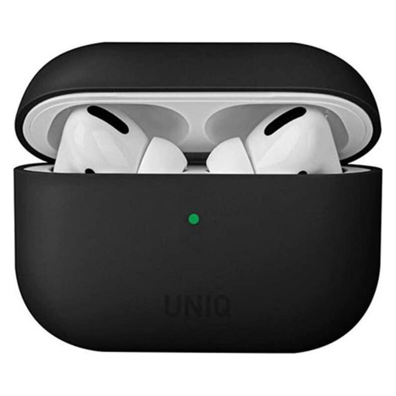 Uniq etui Lino AirPods Pro Silicone czarny/ink black (Kopfhörer Hülle) (Uni000205-0)