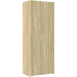 Helloshop26 - Buffet Sideboard Kommode Kleiderschrank Aufbewahrungsmöbel Organizer Küche Wohnzimmer Lounge hohe Sonoma-Eiche 70 x 02_0034204