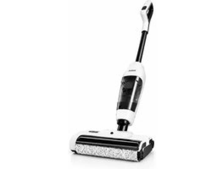 Aspirateur balai laveur sans fil 2-en-1 – aspiration et lavage des sols durs 2 vitesses pulvérisation d’eau