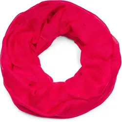 Loop STYLEBREAKER "Loop mit glitzerndem Schneeflocken Print", Damen, rot, Obermaterial: 50% Viskose CV. 50% Baumwolle CO., Modisch, Modetücher Loop